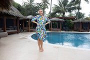 Orientique - Cannes - Cotton Button Through Dress with Collar (40031)
