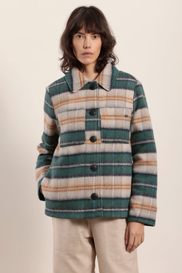 Mat De Misaine - Frossay - Short Wool Checked Jacket