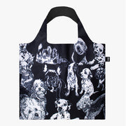 LOQI - Red Poppy Bee Dogs Print Recycled Bag