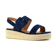 Lunar Shoes - Amelia - Navy Wedge Sandal (JLY232)