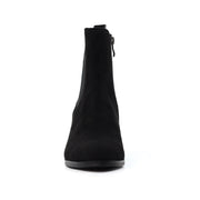 Lunar Shoes - Aurora -Faux Suede Black Ankle Boot (GLX011 BK)