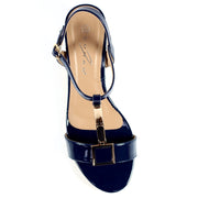 Lunar Shoes - Blaze - Navy Patent Sandal