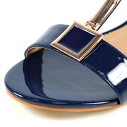 Lunar Shoes - Blaze - Navy Patent Sandal