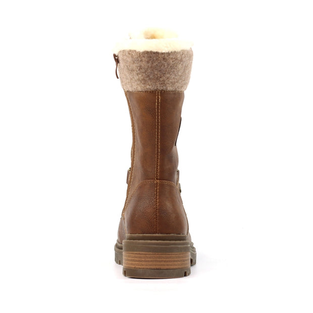 Lunar Shoes - Cambridge Ice Grip Waterproof Boot in Tan (GLH006)