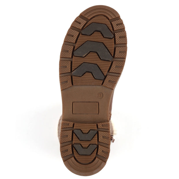 Lunar Shoes - Cambridge Ice Grip Waterproof Boot in Tan (GLH006)