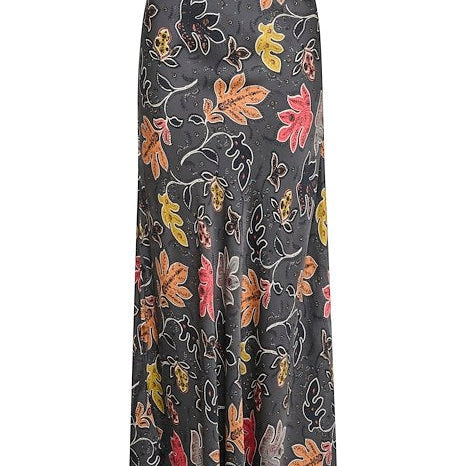 Part Two - RinPW Long Floral Print Skirt