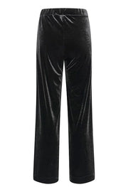 InWear - JacquesIW Wide Leg Black Velour Evening Trouser