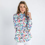 Claudio Lugli - Ladies Cotton Shirt - Splashes (CLW2136)