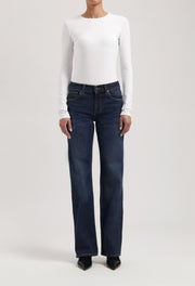 MUD Jeans - Carry - Mid Rise Straight Leg Jean -Faded Vintage