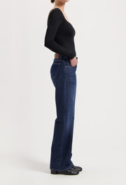 MUD Jeans - Carry - Mid Rise Straight Leg Jean -Faded Vintage