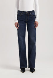 MUD Jeans - Carry - Mid Rise Straight Leg Jean -Faded Vintage