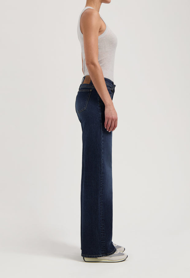 MUD Jeans - Cleo - Mid Rise Loose Leg Jean - Rustic Blue