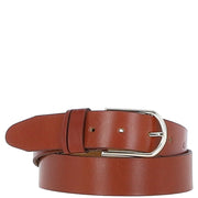 Ashwood Leather - Ladies Leather Belt in Chestnut With Gold Buckle LB-301