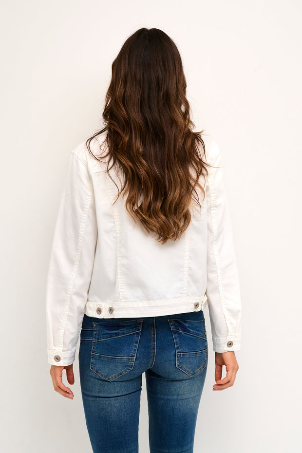 CREAM  – CRTrina White Denim Jacket