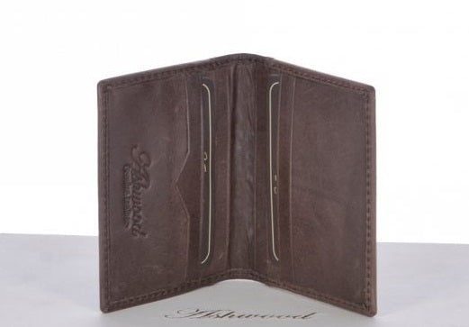 Ashwood Vintage Wash 12 Card Leather Purse: G-43