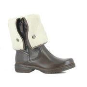 Manas - Leather with Faux Sheepskin Ankle Boot (2 colours)