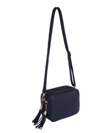 Kris-Ana Rectangular 2 Compartments Cross Body Bag (Various Colours) (1904)