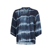 Sunday - 3/4 Sleeve V Neck Tie Dyed Tunic