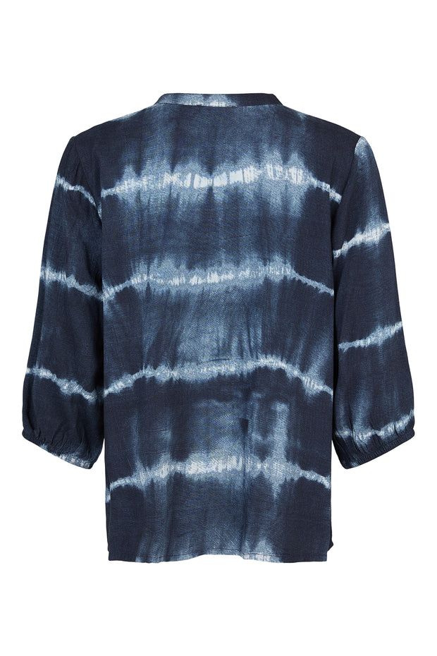 Sunday - 3/4 Sleeve V Neck Tie Dyed Tunic