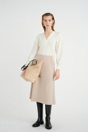 InWear - MoncentIW - Long A-Line Skirt with Elasticated Waistband
