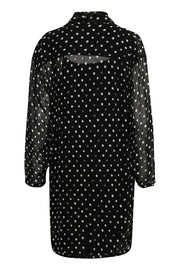 Part Two - Melva Wrap Over Dress / Tunic with White Spots