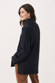 Part Two - RennahPW Oversized Chunky Knit Organic Cotton Pullover