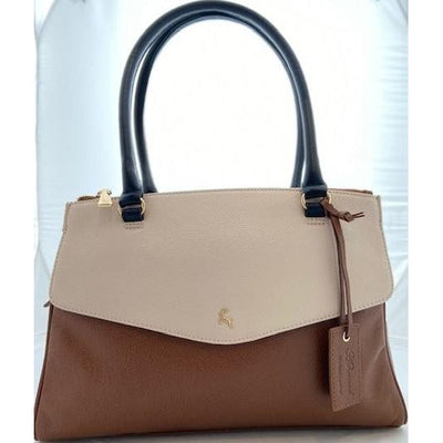 Ashwood Two Tone Leather Shoulder Bag  (2 colours)