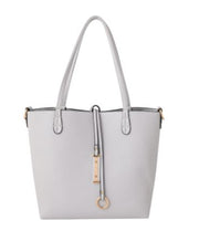 Kris-Ana Medium Size Reversible Tote Bag with inner wrist strap pouch (various colours) (6515)