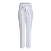 Oui - High Waisted Wide Leg Natural Linen Trouser  (2 colours)