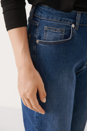 Part Two - Drea - Straightleg Jeans in Dark Vintage Denim