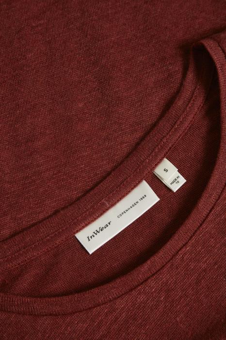 InWear - Faylinn Round Neck Short Sleeve Linen Tee Shirt (2 colours)