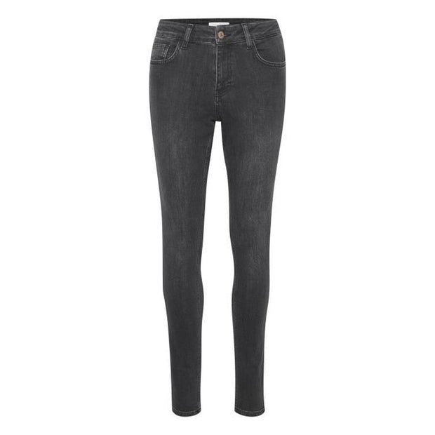 Part Two - Alice - Skinny Jeans in Washed Black Denim