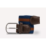 Swole Panda - Ladies Blue/Brown Stripe Recycled Woven Belt