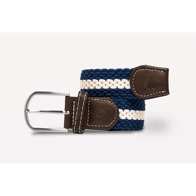 Swole Panda - Ladies Blue/White Stripe Recycled Woven Belt