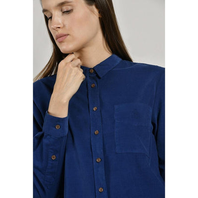 Mat De Misaine - Chase Needlecord shirt with printed details