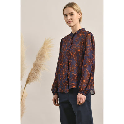 Mat De Misaine - Chausey - Cotton and Silk Floral Print Blouse