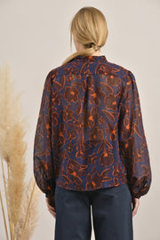 Mat De Misaine - Chausey - Cotton and Silk Floral Print Blouse