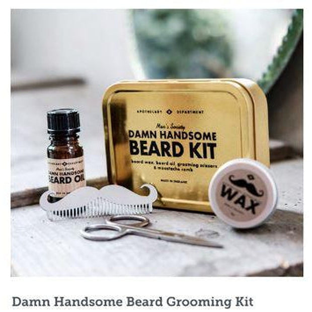 Men's Society - Damn Handsome Beard Kit