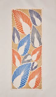 Mat De Misaine -  Etole-Vegetal - Linen and Cotton Long Printed Scarf