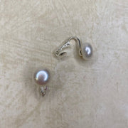 The Real Pearl Co. - White Pearl Clip Earrings