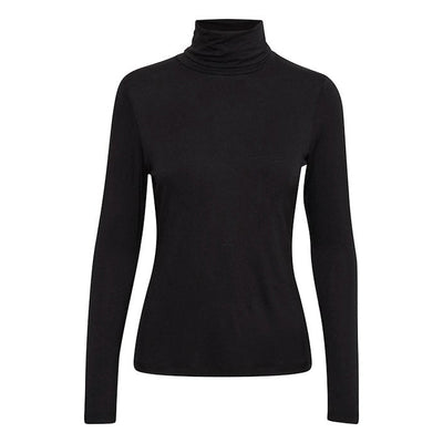 Part Two - EfinasPW Polo Neck Jumper in Black
