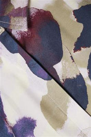 Part Two - Erene Long Sleeve Blouse in Purple Watercolour Print