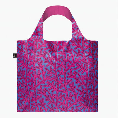 LOQI - Pattern Web Print Recycled Bag