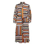 InWear - Hara Floaty Dress in Blocking Stripe Design
