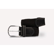 Swole Panda - Ladies Jet Black Woven Recycled Belt