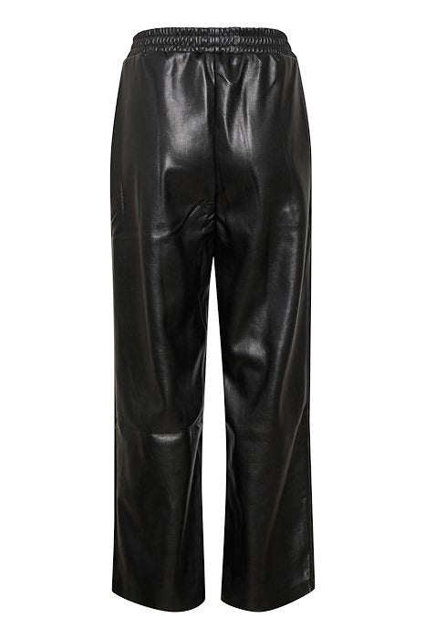 InWear - KamariIW - Relaxed Fit Wide Leg Faux Leather Trouser