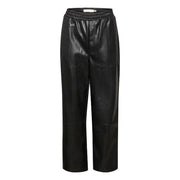 InWear - KamariIW - Relaxed Fit Wide Leg Faux Leather Trouser