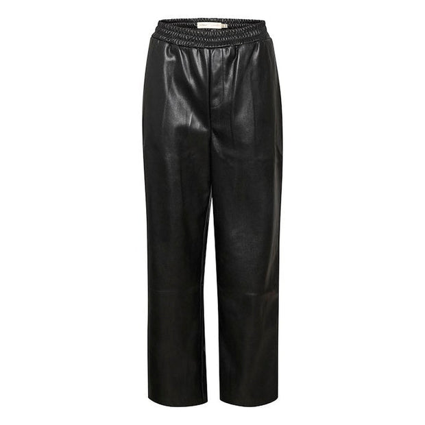 InWear - KamariIW - Relaxed Fit Wide Leg Faux Leather Trouser