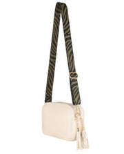 Kris-Ana Detachable Coloured Straps - Khaki & Black Zebra Print (126)