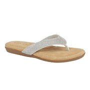 CIPRIATA - 'ALCEE'  Diamante Toe Post Sandal (2 colours)